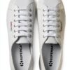 Superga wedge donna bianco modello S3115BW con zeppa 4 cm in nappa-3