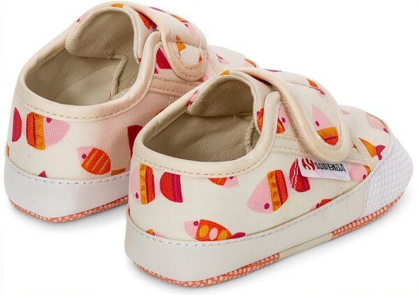 Superga Baby Strap Candy Fish Sneakers Bambini Bianco Avorio S8141SW-2