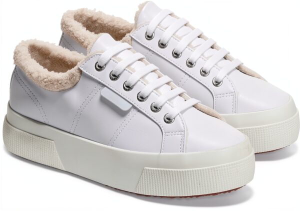 Superga Wedge Donna White Ice 36-40 EU Sneaker Low‑Top Vegan‑Certified-1
