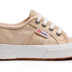 Superga 2750 Sneaker Junior Lamé Beige Iridescente Comfort e Stile-0