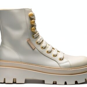 Superga Laced donna beige modello S5123YW suola chunky high top-0