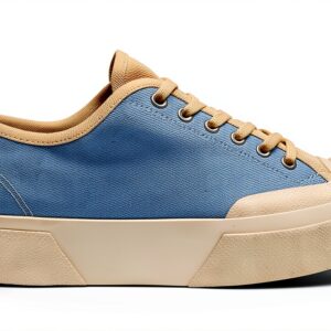 Superga Works Low Top Sneakers Denim Tinto in Filo Blu Rosa 37-46 EU-0