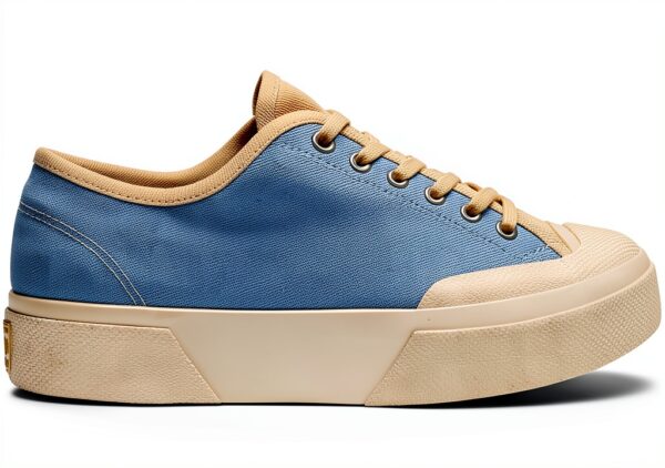 Superga Works Low Top Sneakers Denim Tinto in Filo Blu Rosa 37-46 EU-0