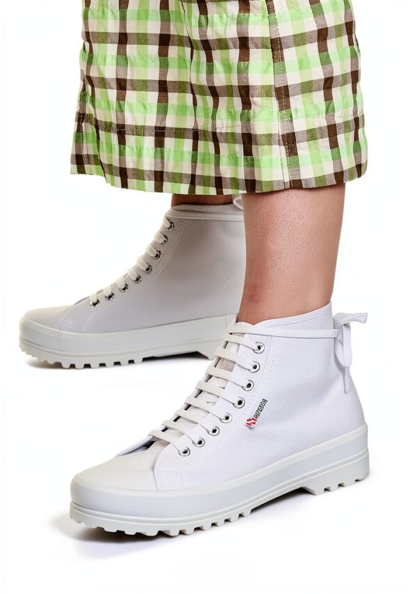 Superga 2341-Alpina Scarpe da Ginnastica Donna Bianco Hightop-2