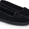 Superga Ballerine Donna 2441 Velvet Velluto – Nero e Bordeaux-1