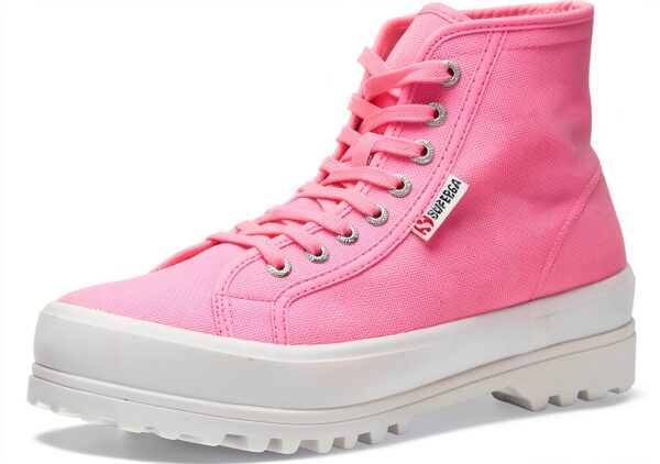 SUPERGA 2341-Alpina Scarpe da Ginnastica Rosa Acceso Tomaia in Tela-0