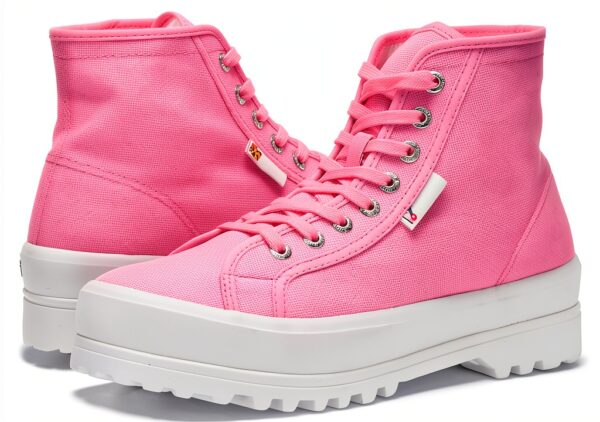 SUPERGA 2341-Alpina Scarpe da Ginnastica Rosa Acceso Tomaia in Tela-6