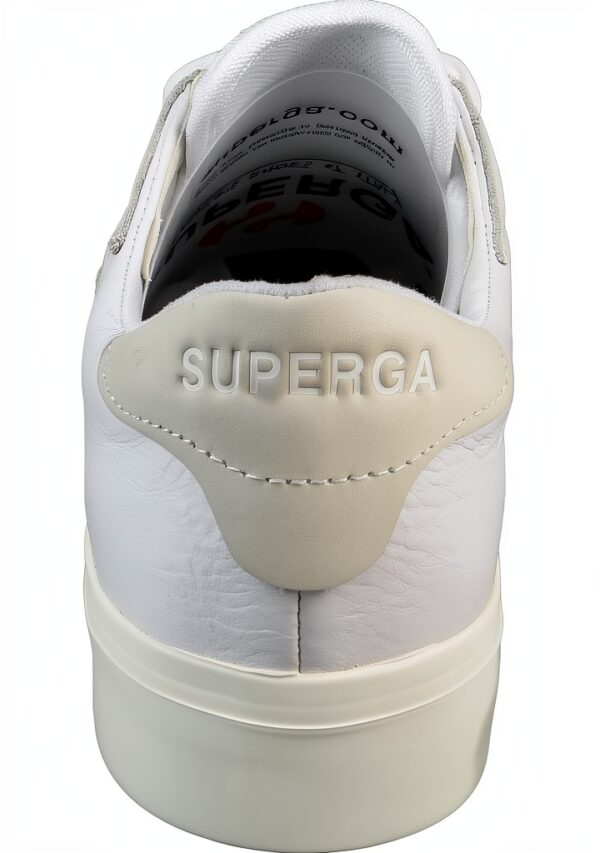 Superga 3843 Court Scarpe con lacci Unisex Sneaker bianco Bristol-3