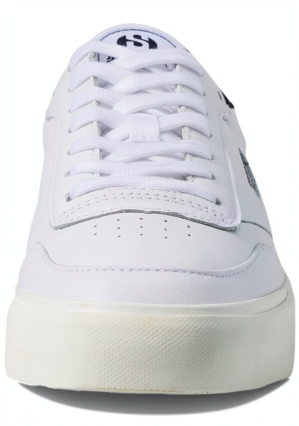 Superga 3843 Court Scarpe con lacci Unisex Bianco Bristol-5