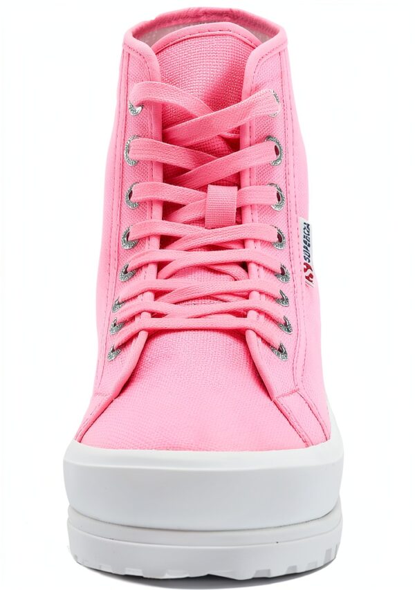 SUPERGA 2341-Alpina Scarpe da Ginnastica Rosa Acceso Tomaia in Tela-1
