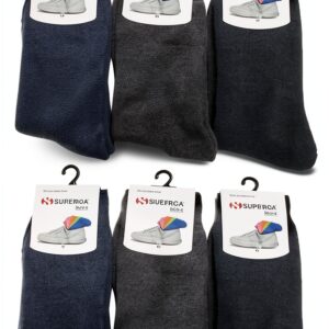 SUPERGA Calze Termiche Invernali in Pile 6 Paia Corte e Lunghe 41 45-0