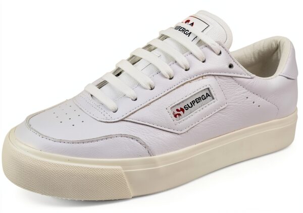 Superga 3843 Court Scarpe con lacci Unisex Sneaker bianco Bristol-1