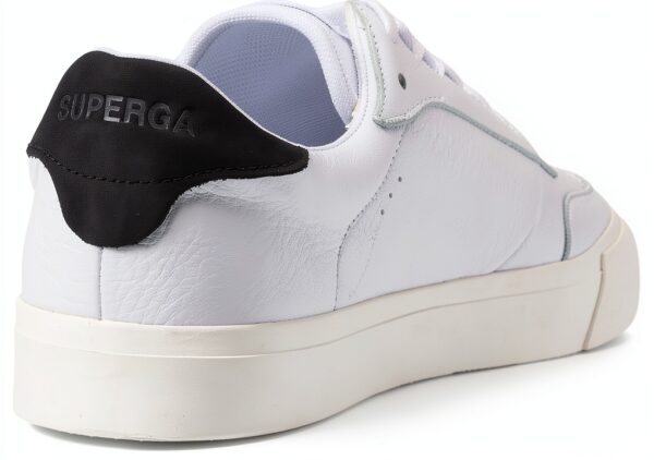 Superga 3843 Court Scarpe con lacci Unisex Bianco Bristol-4
