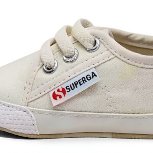 Scarpa Culla Superga Neonata White 17 Scarpine primi passi in cotone-0