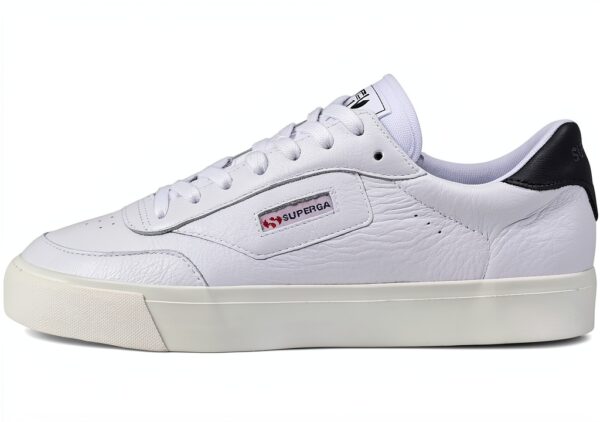 Superga 3843 Court Scarpe con lacci Unisex Bianco Bristol-3