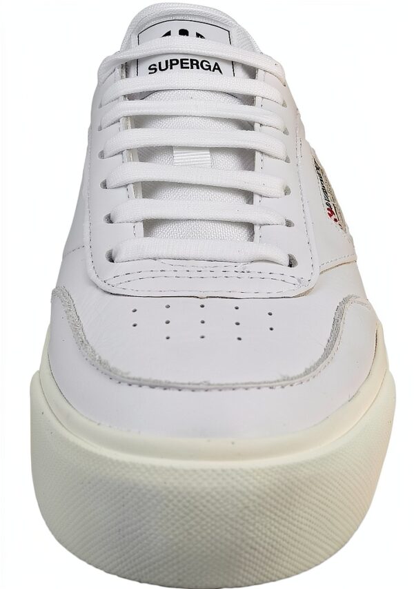 Superga 3843 Court Scarpe con lacci Unisex Sneaker bianco Bristol-5