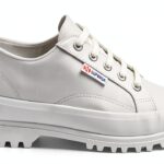 Superga Sneakers Uomo Donna Low Cut Nappa Bianco Modello 2555 Alpina-0
