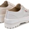 Superga Sneakers Uomo Donna Low Cut Nappa Bianco Modello 2555 Alpina-2