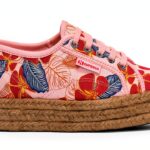 SUPERGA - Sneakers,Donna,Rosa,Sportive,Modello 2730 Rope Hibiscus Flower Print,Numero: 40-0