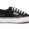 Superga 2490 Vegan Faux Leather Sneaker Unisex Adulto Bianco Nero-1