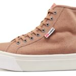 Superga Sneakers Donna Cotone Hi‑Top 2708 Grey/White-0