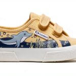 SUPERGA - Sneakers, Bambino/a, Cotone, Casual, 3750 Kids Straps Dolphin Print Leggera-0