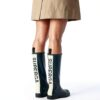 SUPERGA - Stivaletti,uomo donna,Verde,da pioggia,modello 799 RUBBER BOOTS LETTERING,numero: 37-6