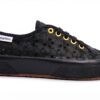 Superga 2750 Sangallosatinw Sneaker Donna Nero Full Black 38 EU-1