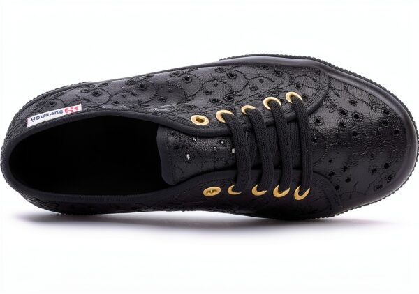 Superga 2750 Sangallosatinw Sneaker Donna Nero Full Black 38 EU-4