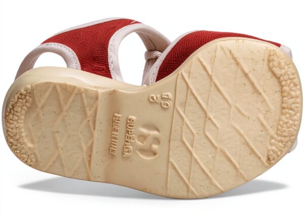 SUPERGA 1200 Cotj Sandali per Bambini in Tela e Gomma Navy/Jeans-3