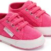 SUPERGA Sneakers Neonato Rosa con Lacci Elastici-1