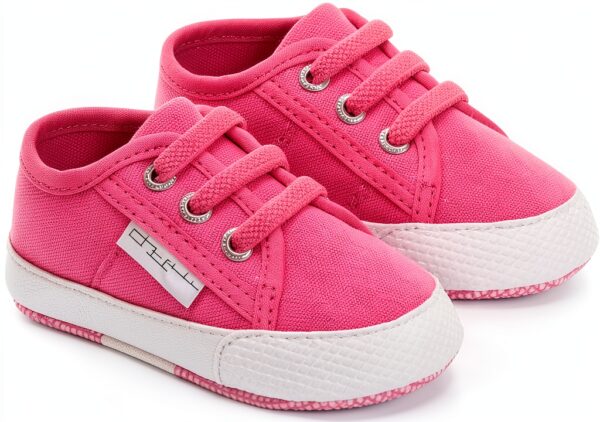 SUPERGA Sneakers Neonato Rosa con Lacci Elastici-1