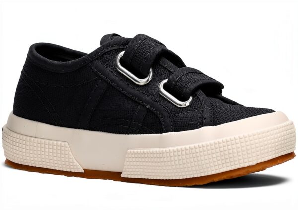 SUPERGA - Sneaker da Bambino Blu in Pelle S0003E0 2750 F43-5