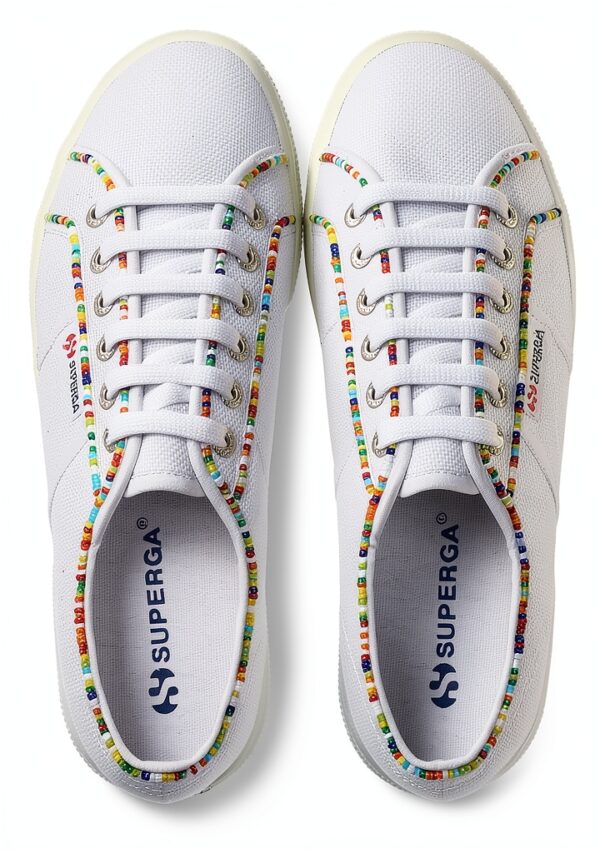 SUPERGA Sneakers Donna Cotone Multicolor Beads 2740-5