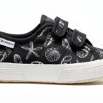 SUPERGA - Sneakers, Bambino/a, Cotone, Casual, 3750 Kids Straps Seashells Print Leggera-0