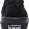 Superga 2750 Sangallosatinw Sneaker Donna Nero Full Black 38 EU-2