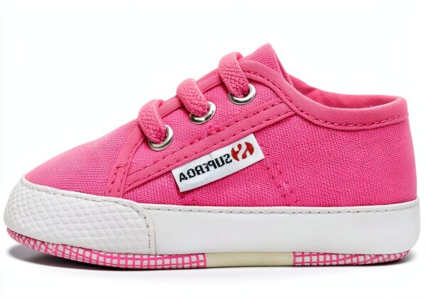 SUPERGA Sneakers Neonato Rosa con Lacci Elastici-0