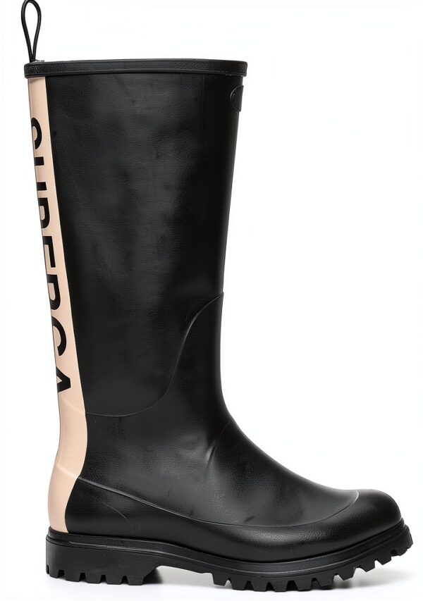 SUPERGA - Stivaletti,uomo donna,Verde,da pioggia,modello 799 RUBBER BOOTS LETTERING,numero: 37-0