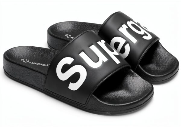 Superga 1908-Puu Scarpe da Spiaggia Unisex Adulto – Bianco Nero-1
