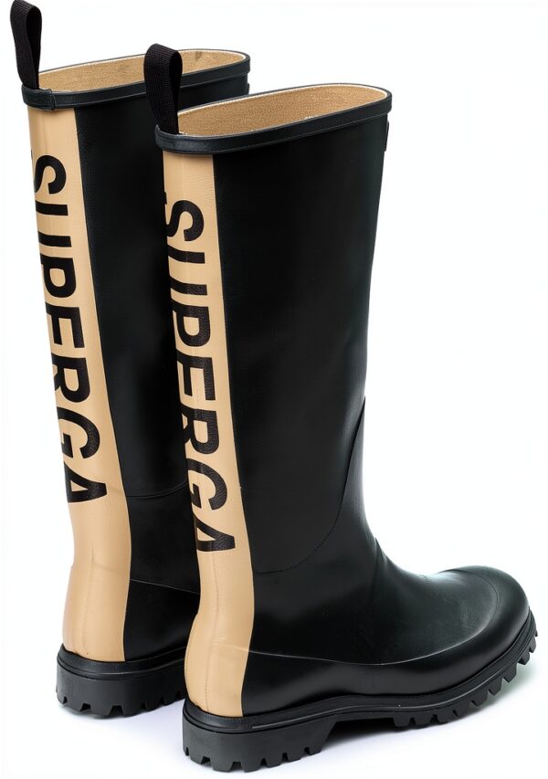 SUPERGA - Stivaletti,uomo donna,Verde,da pioggia,modello 799 RUBBER BOOTS LETTERING,numero: 37-3