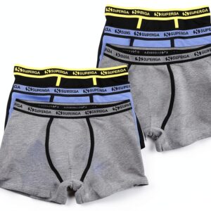 SUPERGA Boxer Uomo 6 pz assortiti in cotone elasticizzato Moda Egidio-0