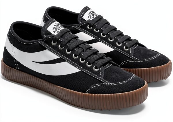 Superga Sneakers Uomo Donna Cotone Casual 2619 St 1 Nero Bianco-1