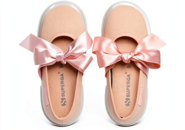 Superga 2257 COTJ Ballerine per Bambine con Chiusura sul Retro, Rosa e-4