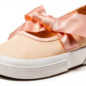 Superga 2257 COTJ Ballerine per Bambine con Chiusura sul Retro, Rosa e-0