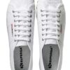Superga Sneakers Donna Bianco Modello 2790 Platform Lettering Taglia-3