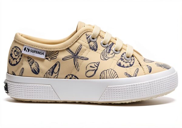 Superga Sneakers Bambino Cotone Conchiglie 3750 Leggera-0