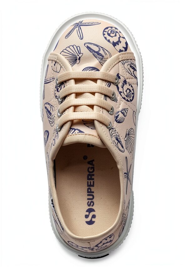 Superga Sneakers Bambino Cotone Conchiglie 3750 Leggera-3