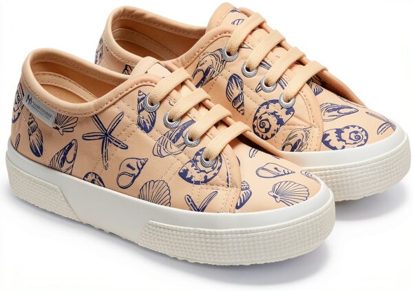 Superga Sneakers Bambino Cotone Conchiglie 3750 Leggera-1