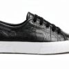 Superga 3750 Sneakers Donna Sintetico Leggero Bianco Nero-0