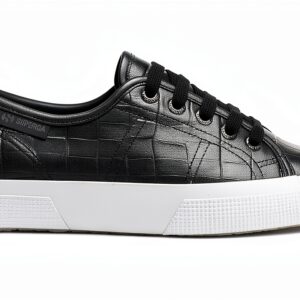 Superga 3750 Sneakers Donna Sintetico Leggero Bianco Nero-0